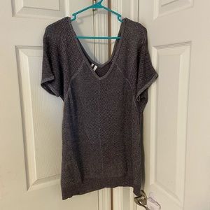 Gray Glitter Sweater